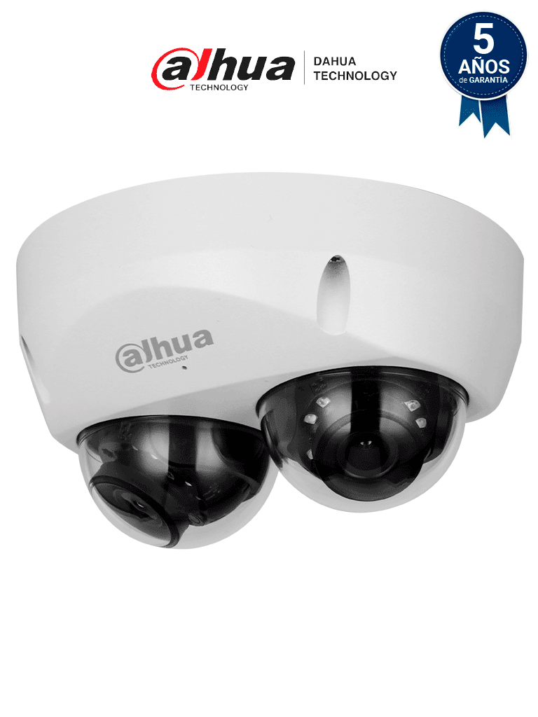 DAHUA IPC-HDBW5441F-AS-E2 Cámara IP Domo de 4 MP con lente de 2.8mm y ángulo de 95°, ideal para multivisión. Ofrece IR de 30m, tecnología WizMind, detección facial, protección perimetral, Starlight, PoE, WDR, H.265+, IP67, IK10, micrófono y E/S de alarma. DAHUA IPC-HDBW5441F-AS-E2 Cámara IP Domo de 4 MP con lente de 2.8mm y ángulo de 95°, ideal para multivisión. Ofrece IR de 30m, tecnología WizMind, detección facial, protección perimetral, Starlight, PoE, WDR, H.265+, IP67, IK10, micrófono y E/S de alarma.